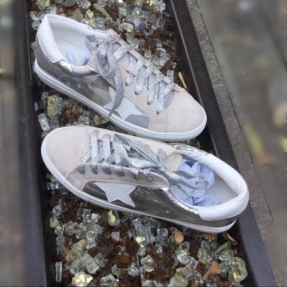 LAST‼️Stardom Metallic Sneakers - Picture 7 of 8